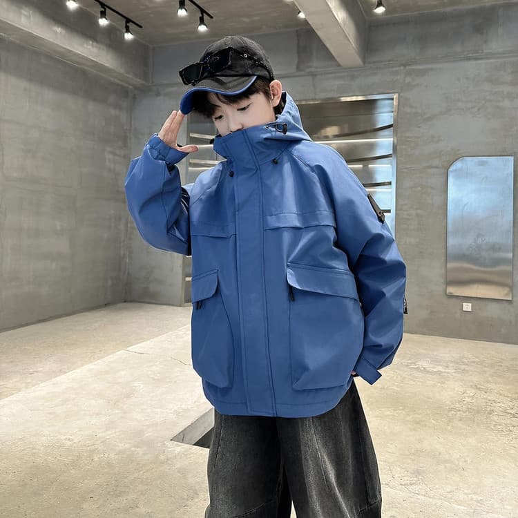 BOBBY ABLEY Синий 3-в-1 (Подкладка + Пальто) Школьная Туристическая Одежда - изображение 2