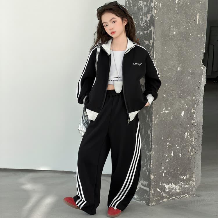 BOBBY ABLEY Черный Kids Повседневные спортивные костюмы Наборы - изображение 3