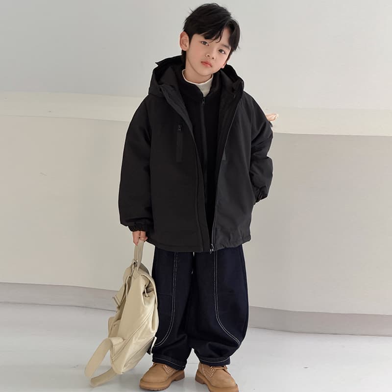 BOBBY ABLEY Черный 3-в-1 (Подкладка + Пальто) Школьная Туристическая Одежда - изображение 6