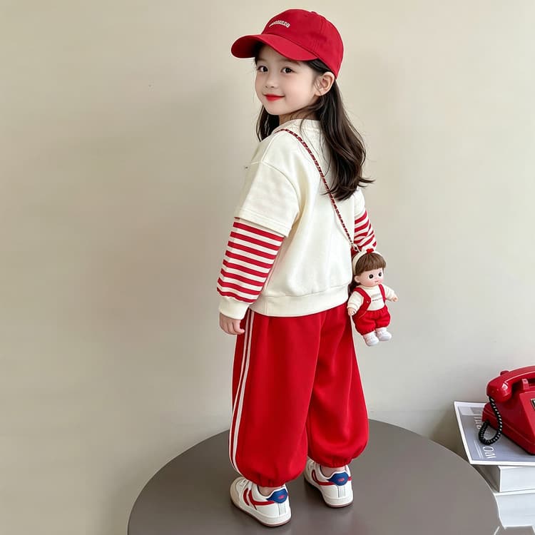 BOBBY ABLEY Красный Kids Повседневные спортивные костюмы Наборы - изображение 2