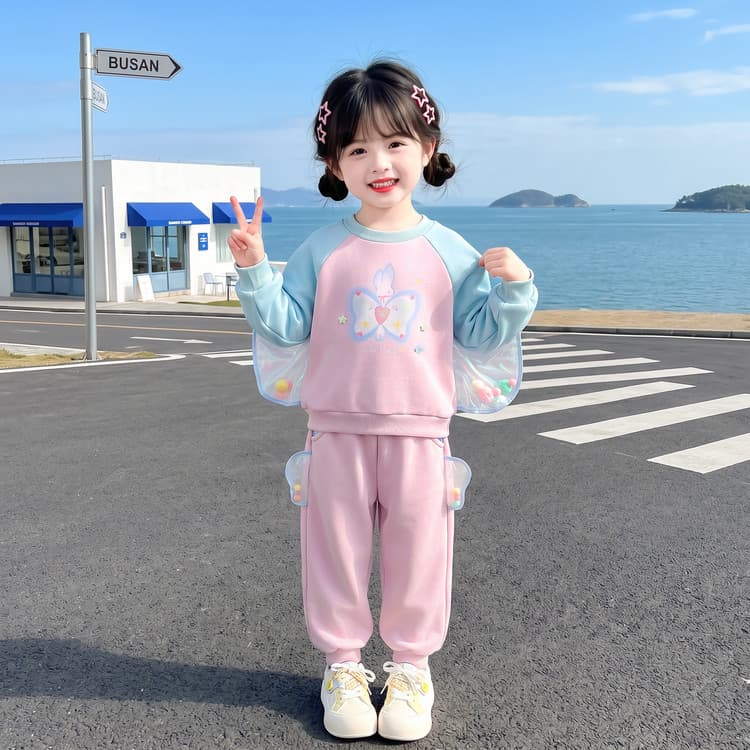 BOBBY ABLEY Фиолетовый Kids Повседневные спортивные костюмы Наборы - изображение 4
