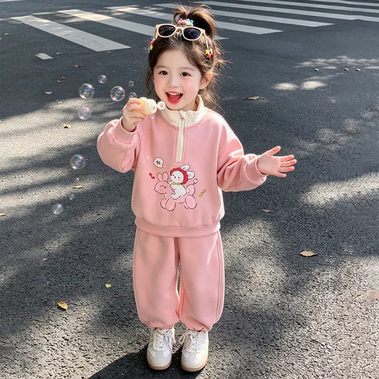 BOBBY ABLEY Розовый Kids Повседневные спортивные костюмы Наборы - изображение 2
