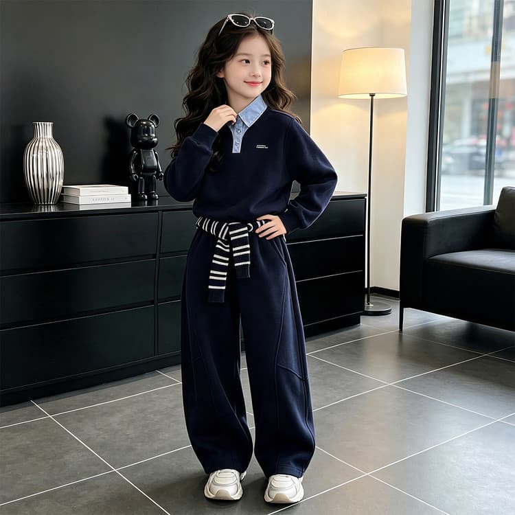 BOBBY ABLEY Шаль Набор волшебных цветов THREE Piece Набор волшебных цветов Kids Повседневные спортивные костюмы Наборы - изображение 2