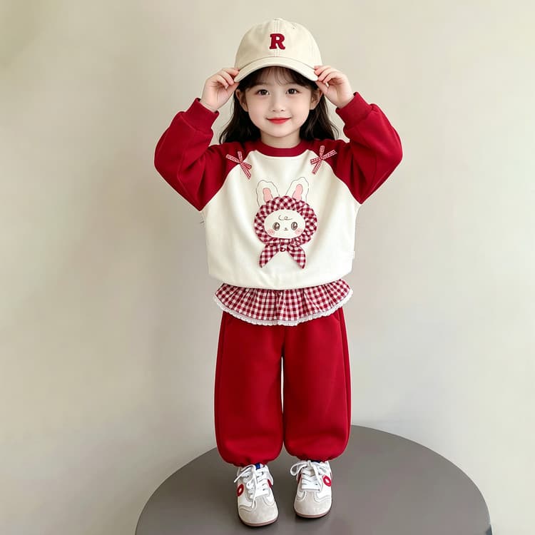 BOBBY ABLEY Красный Kids Повседневные спортивные костюмы Наборы - изображение 5