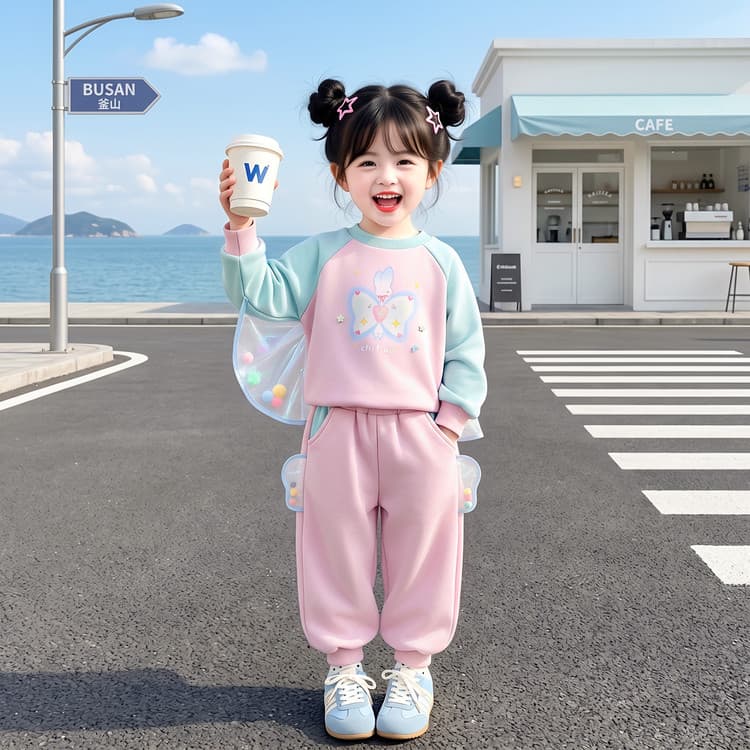 BOBBY ABLEY Фиолетовый Kids Повседневные спортивные костюмы Наборы - изображение 5