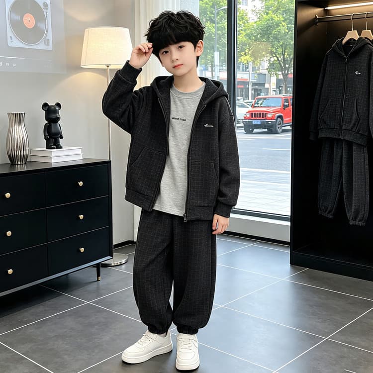 BOBBY ABLEY Темно-синий Kids Повседневные спортивные костюмы Наборы - изображение 6