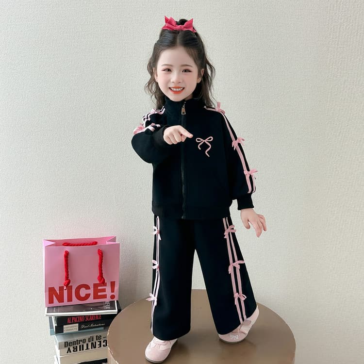 BOBBY ABLEY Черный Kids Повседневные спортивные костюмы Наборы - изображение 3