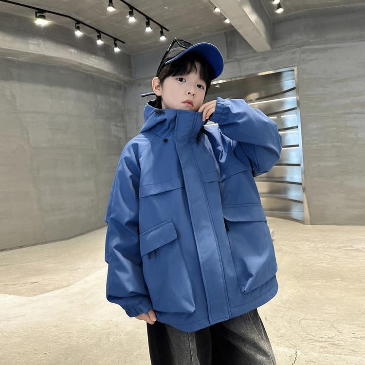 BOBBY ABLEY Синий 3-в-1 (Подкладка + Пальто) Школьная Туристическая Одежда - изображение 3