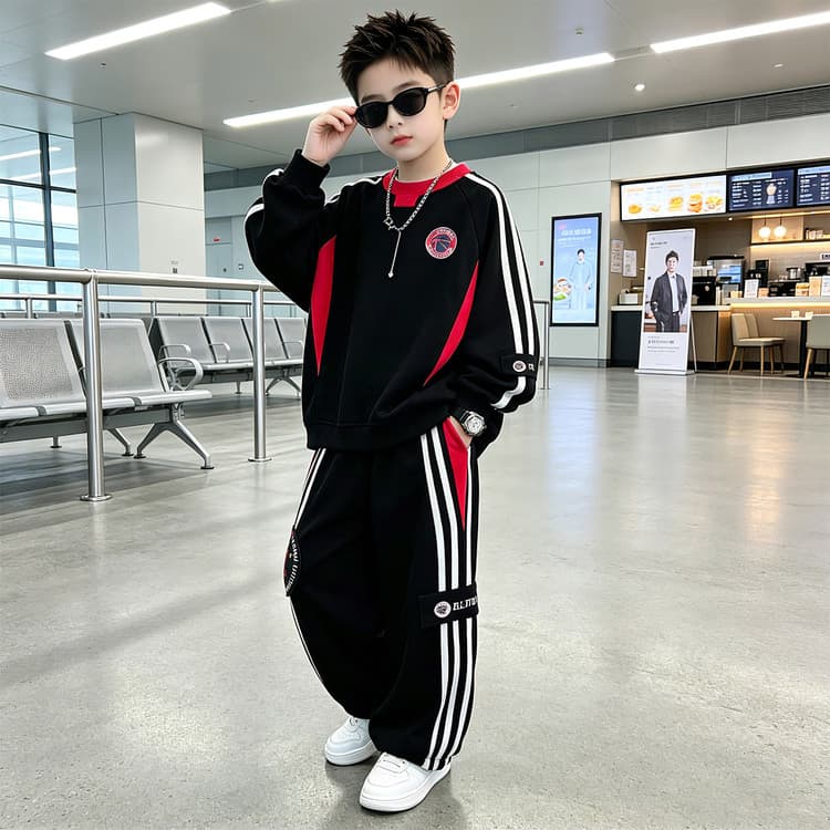 BOBBY ABLEY Черный Kids Повседневные спортивные костюмы Наборы - изображение 2
