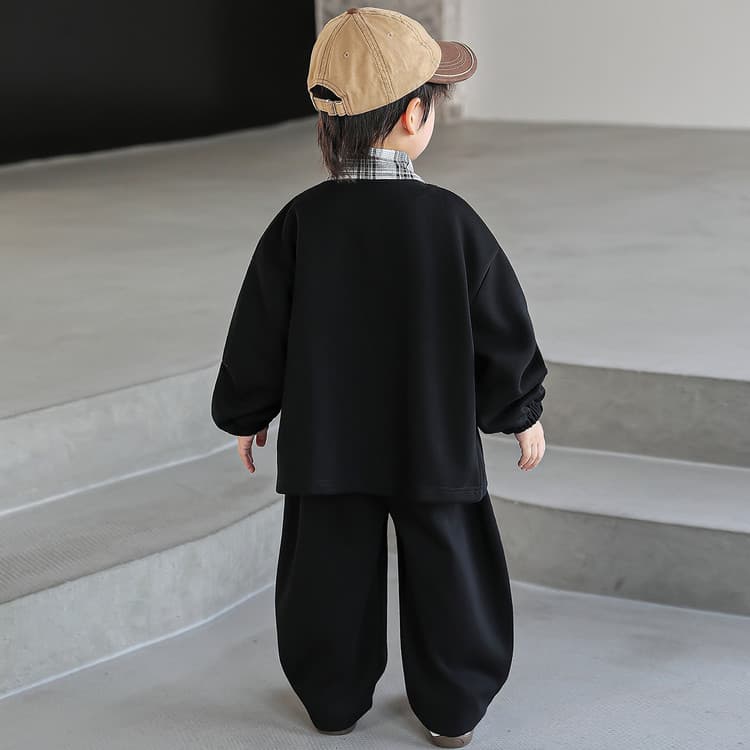 BOBBY ABLEY Черный Kids Повседневные спортивные костюмы Наборы - изображение 3
