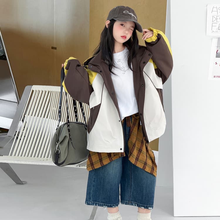 BOBBY ABLEY Желтый Белый и Коричневый Многоцветный Детская Туристическая Одежда - изображение 2