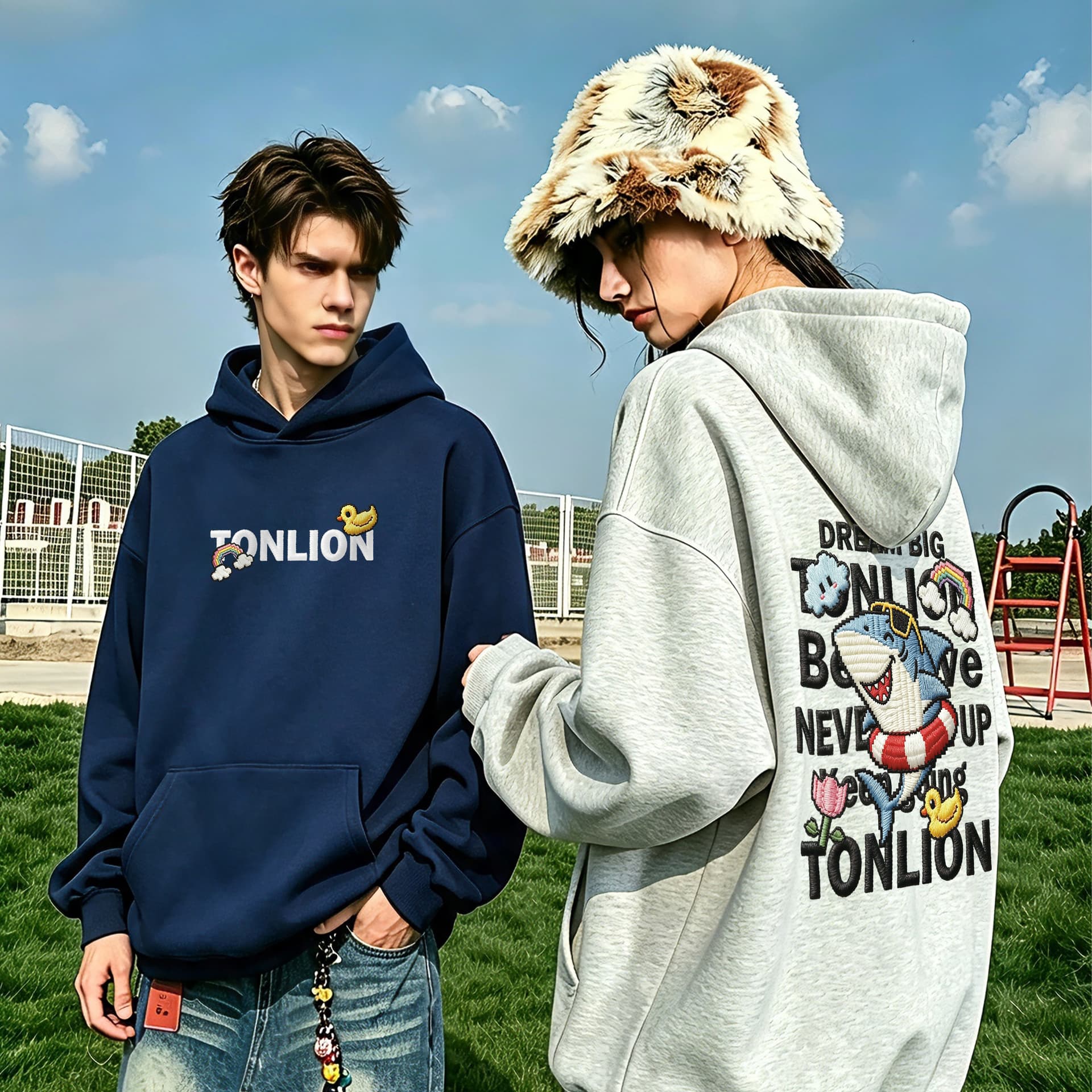 Худи Tonlion Мужской Толстовки - изображение 4