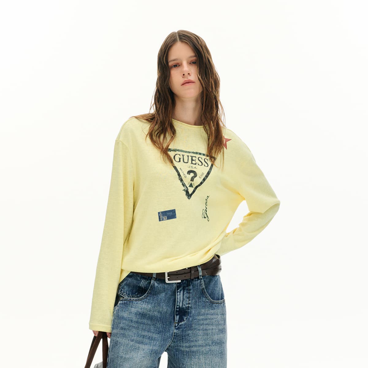Футболка GUESS Унисекс T-рубашки - изображение 5
