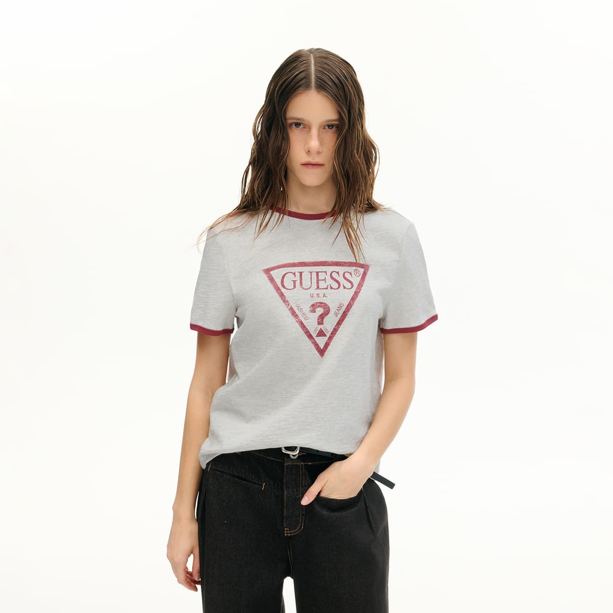 Футболка GUESS Унисекс T-рубашки - изображение 4