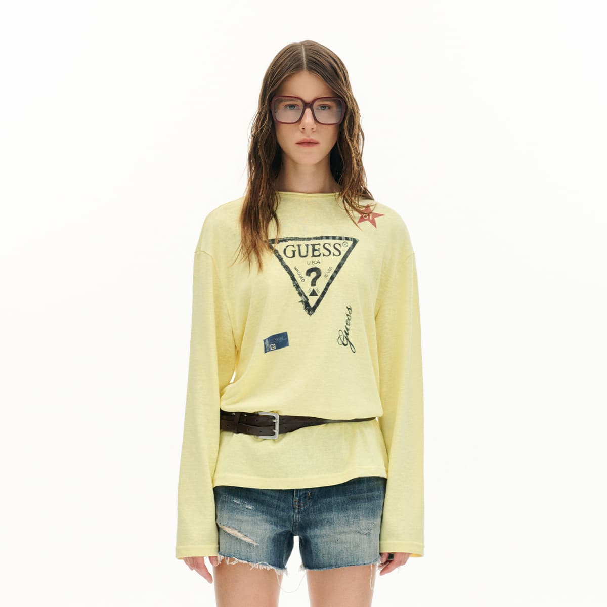 Футболка GUESS Унисекс T-рубашки - изображение 6