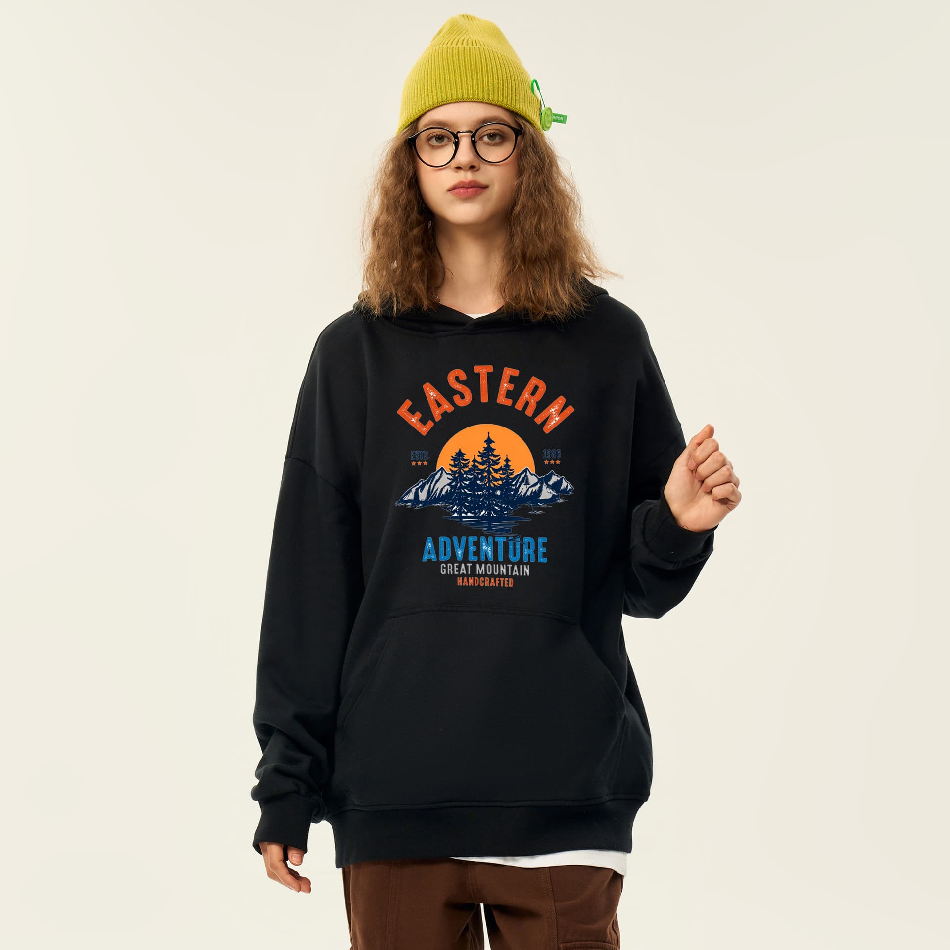 Худи EASTERN CAMEL Черный Унисекс Толстовки - изображение 3