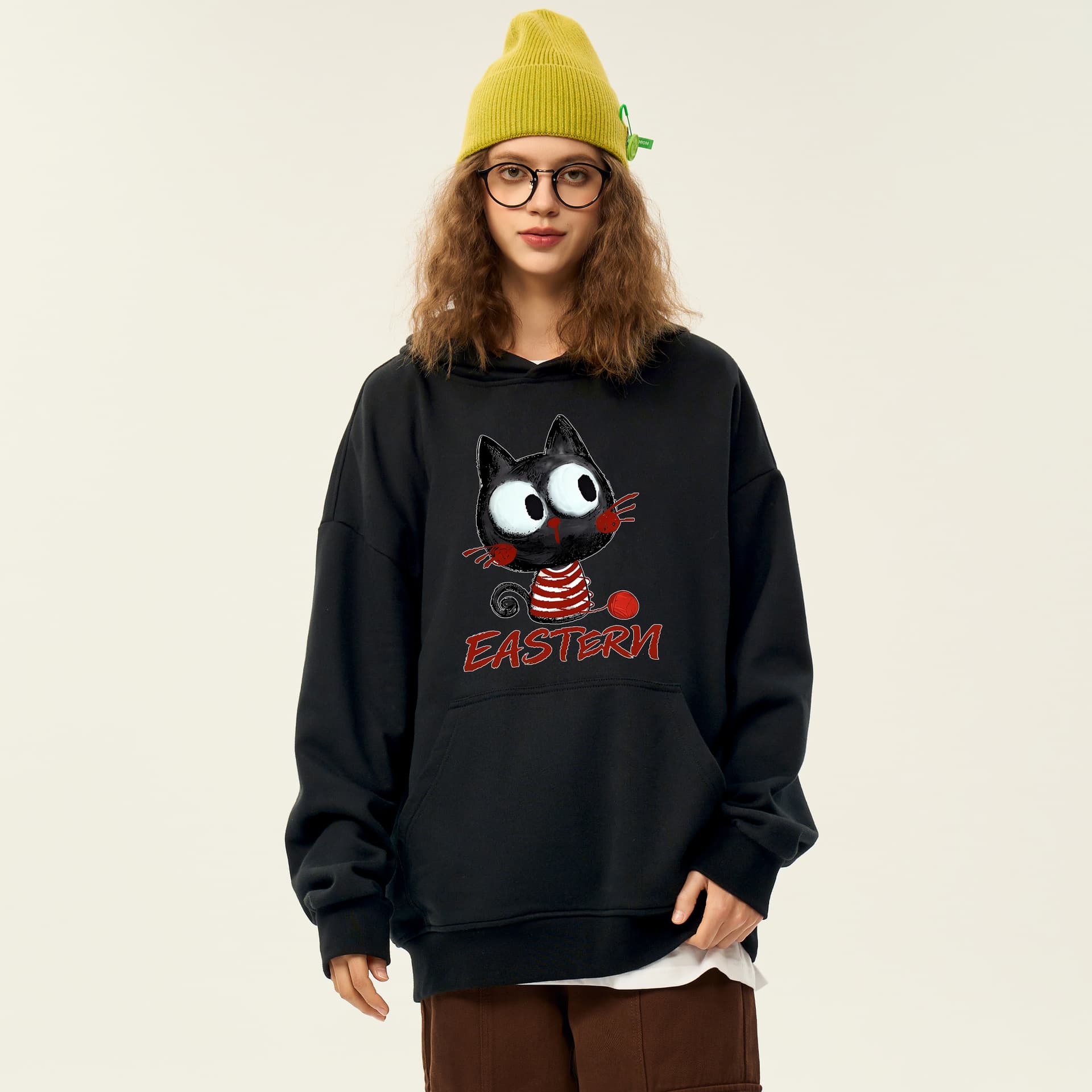 Худи EASTERN CAMEL Черный Унисекс Толстовки - изображение 5