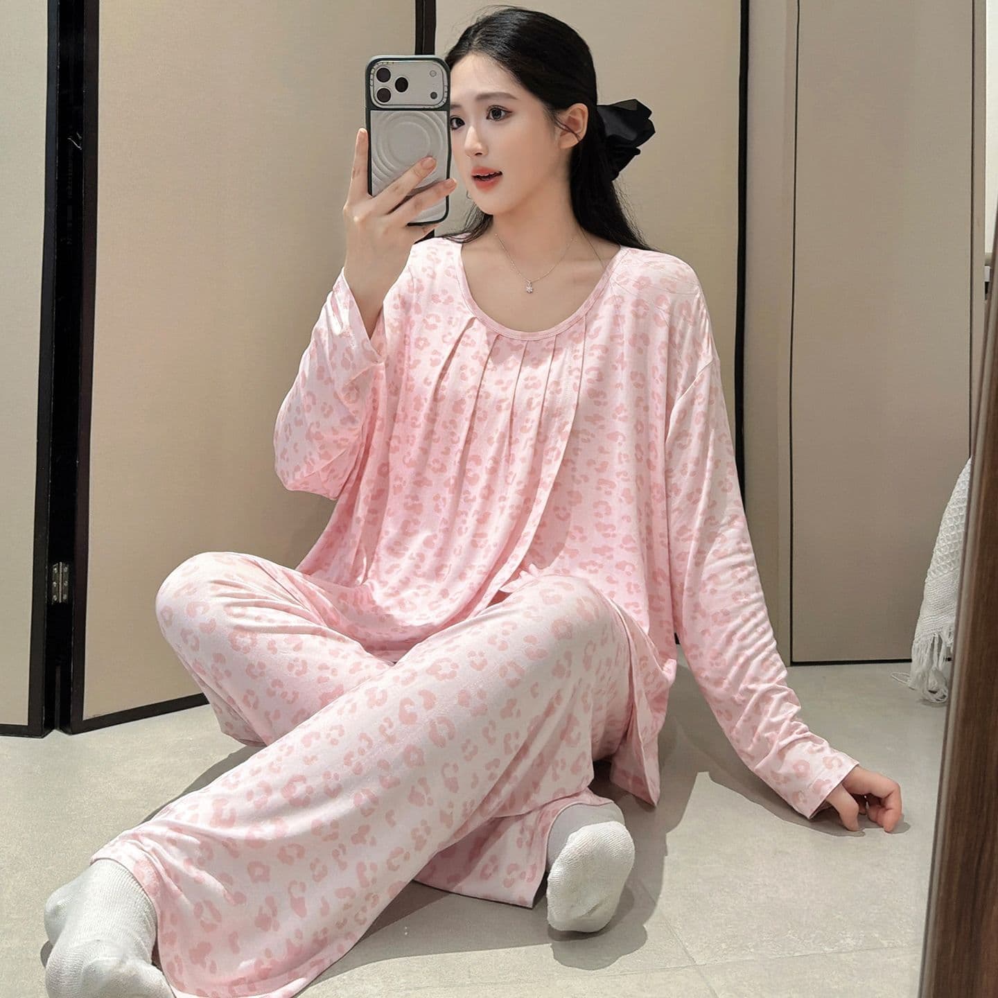Пижама PIERRE CARDIN Розовый Женские Пижамные комплекты - изображение 4