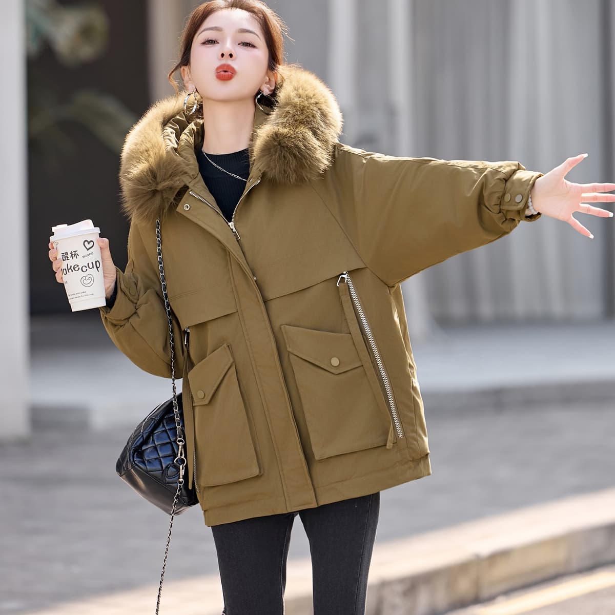 PIERRE CARDIN Кофе Женские Парки - изображение 3