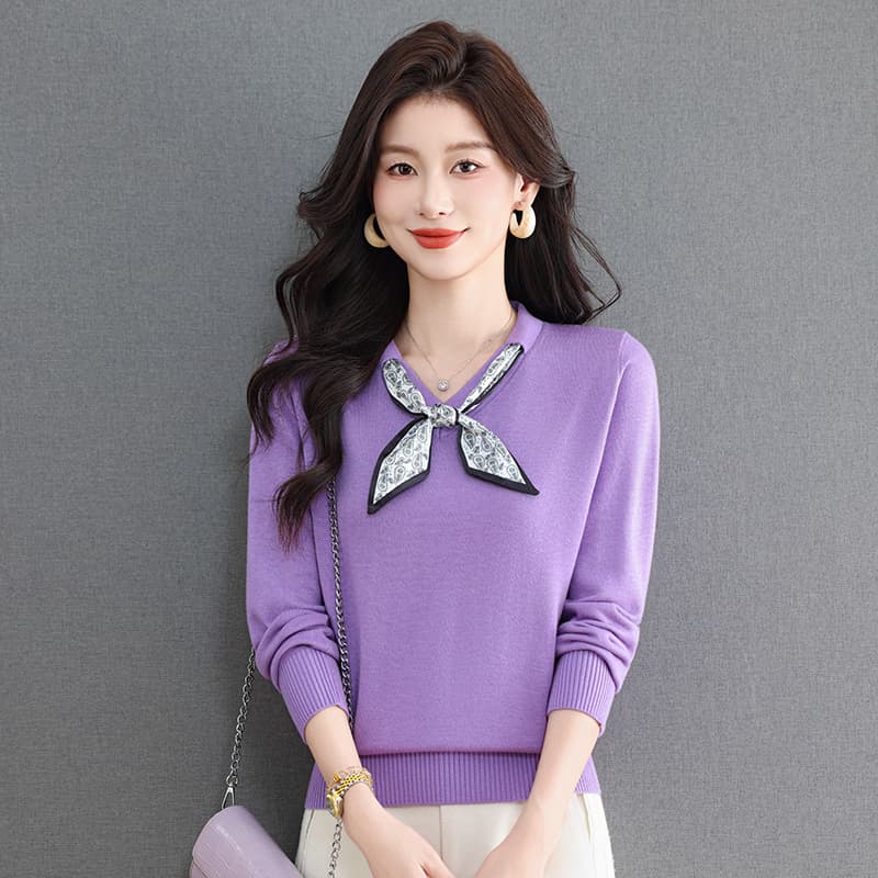Кофта PIERRE CARDIN Фиолетовый Женские Трикотаж - изображение 2