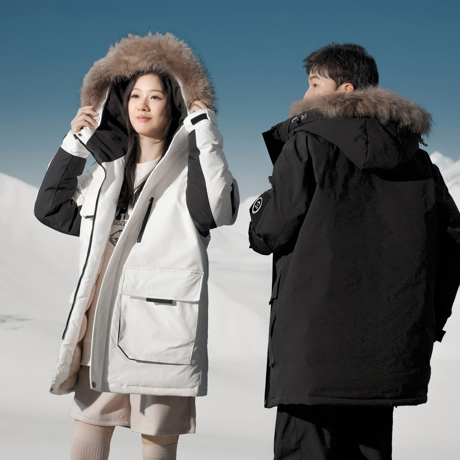 Зимняя куртка SNOW FLYING Унисекс Пуховики - изображение 4