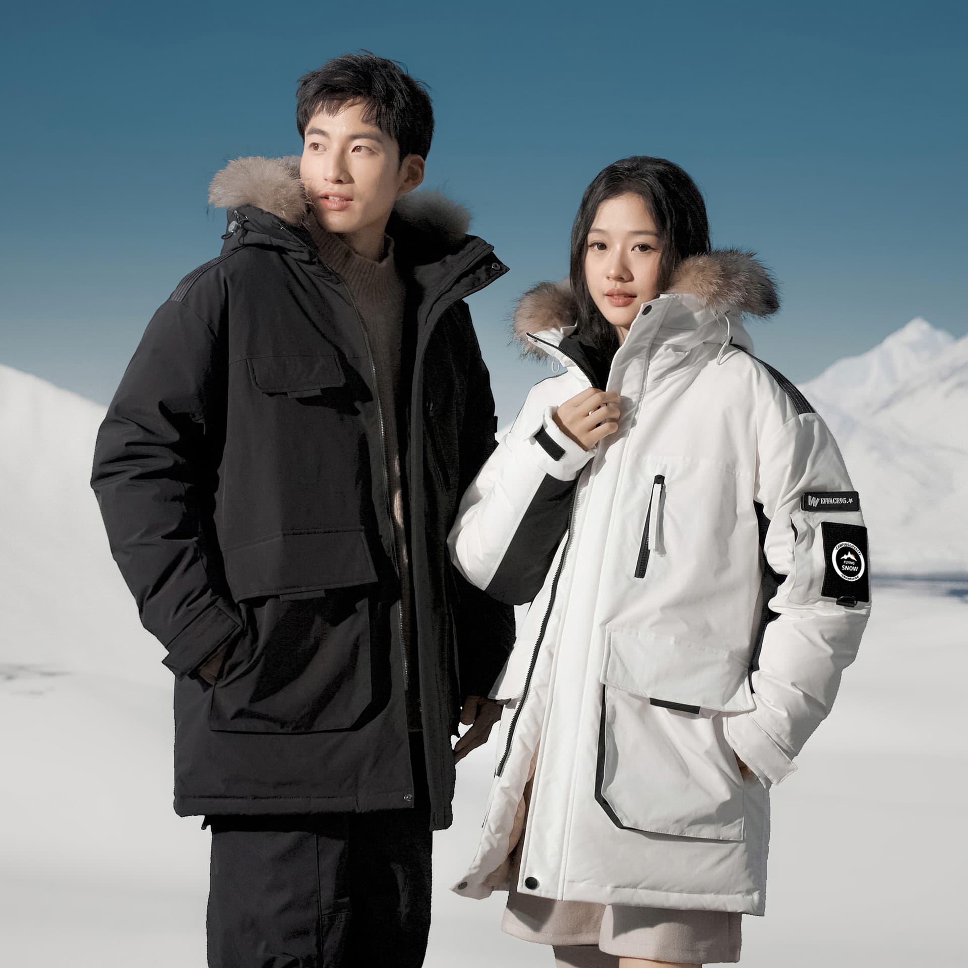 Зимняя куртка SNOW FLYING Унисекс Пуховики - изображение 3