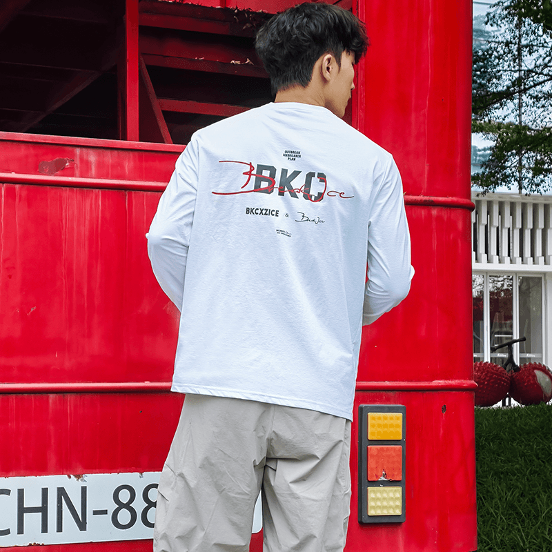 Футболка BKCXZICE Мужские T-рубашки - изображение 5