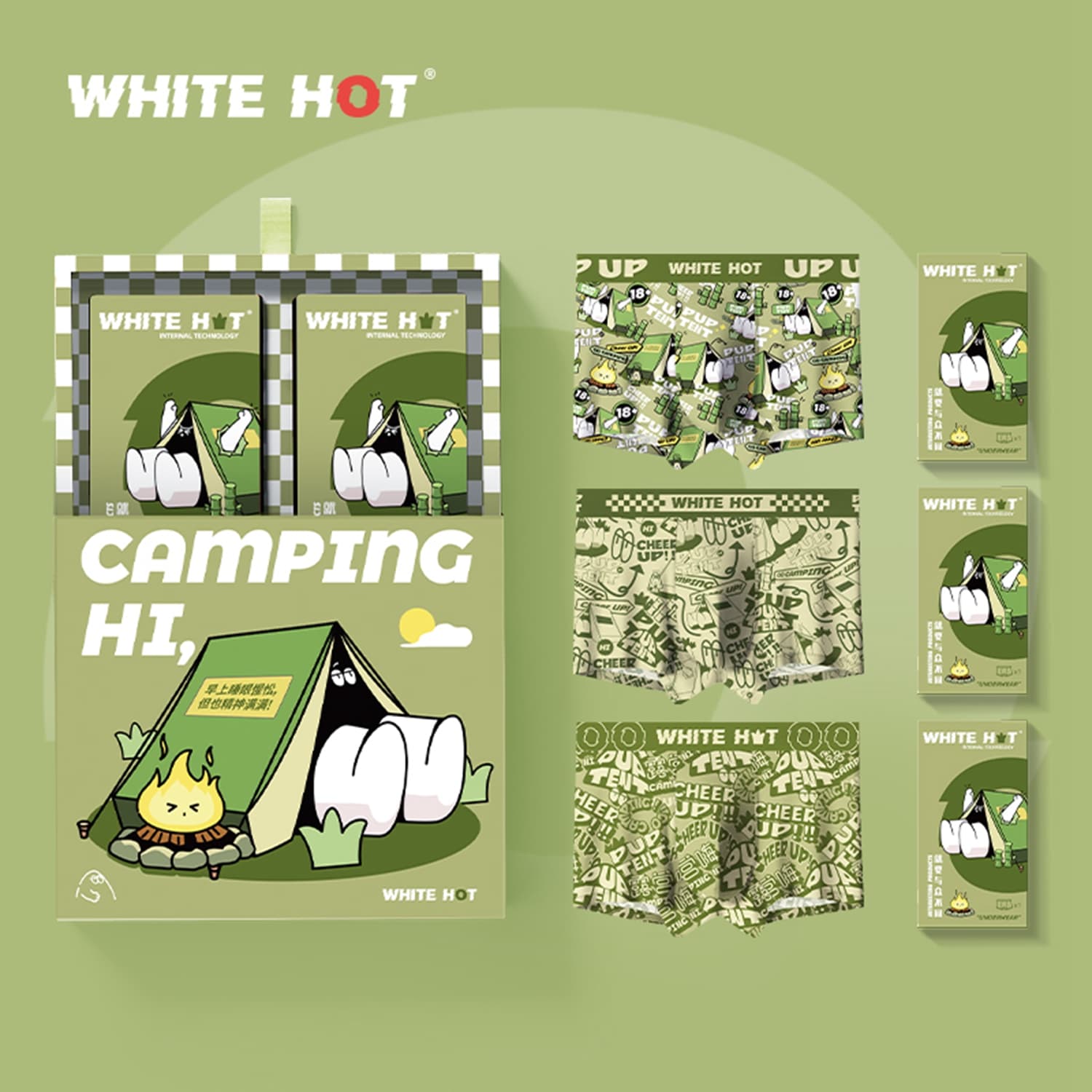 Трусы WHITE HOT PUP TENT - изображение 5