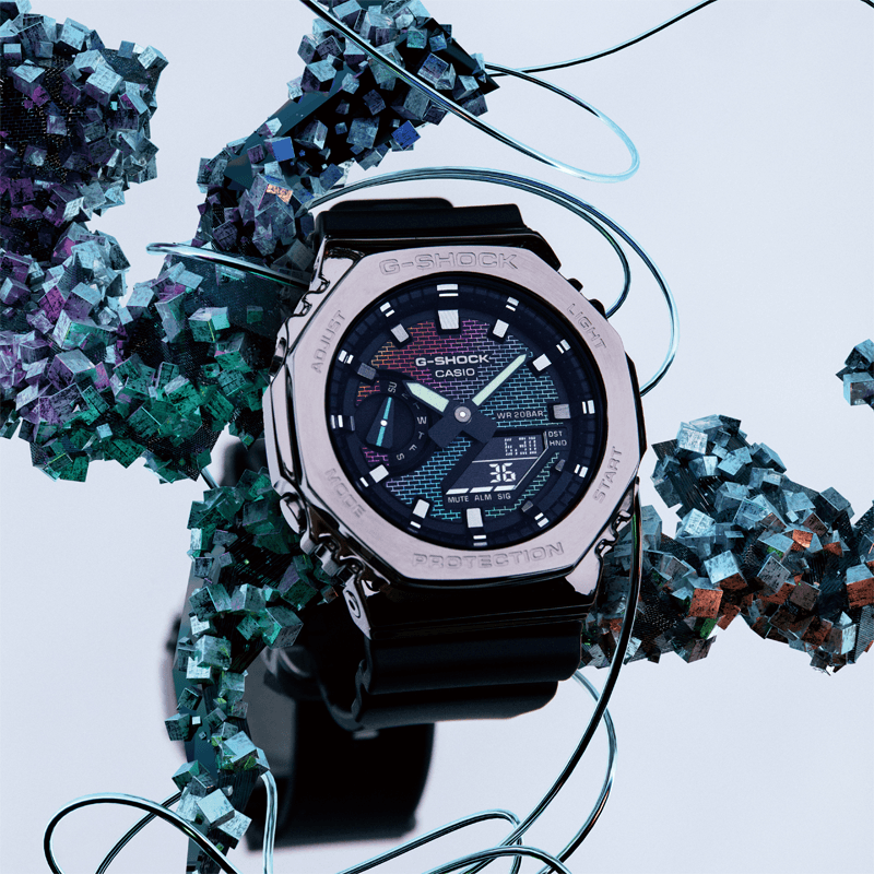 Часы CASIO Черный Warrior Кварц Механизм Смола Шнуровка Часы Унисекс Многоцветный Циферблат - изображение 4