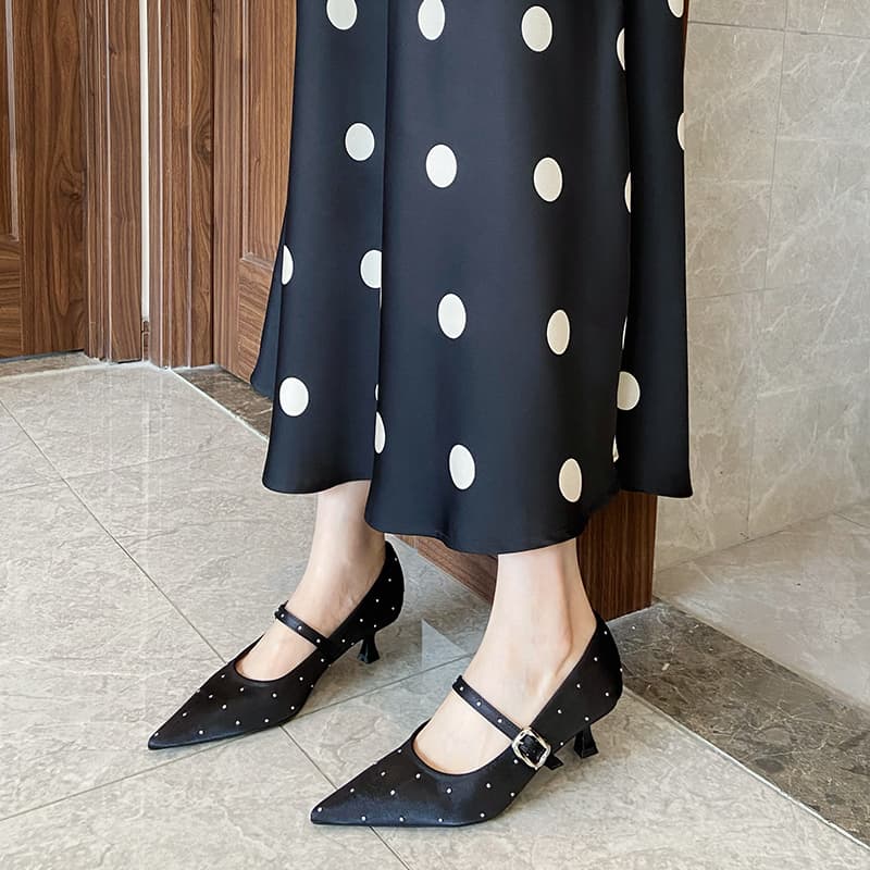 JIUXINGDAO Mary Jane Shoes Black Women's - изображение 2