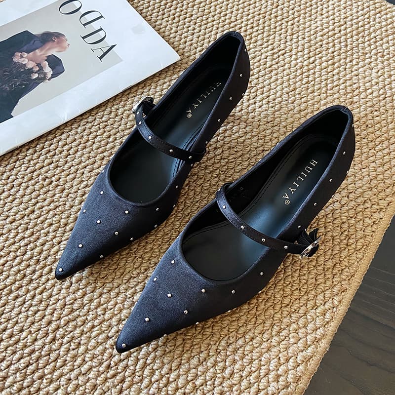 JIUXINGDAO Mary Jane Shoes Black Women's - изображение 4