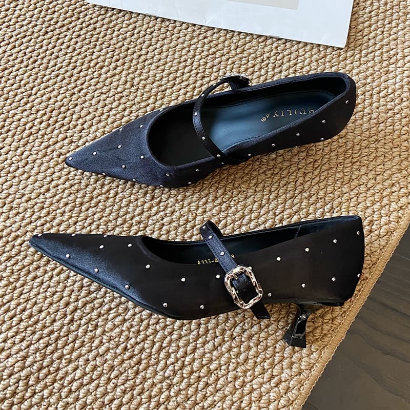 JIUXINGDAO Mary Jane Shoes Black Women's - изображение 6