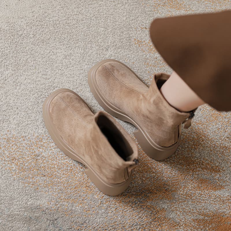 Сапоги JIUXINGDAO Ботильоны Высокие Топ Женские - изображение 5