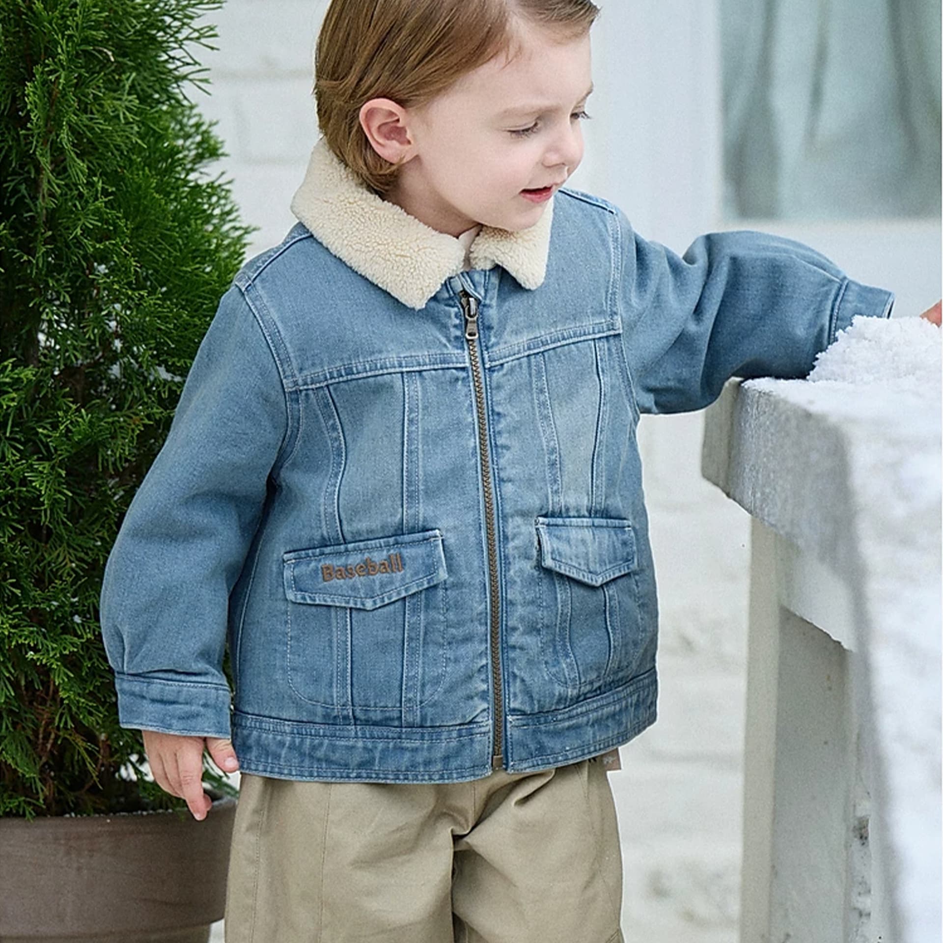 DAVE BELLA Джинсовый синий Kids Куртки - изображение 5