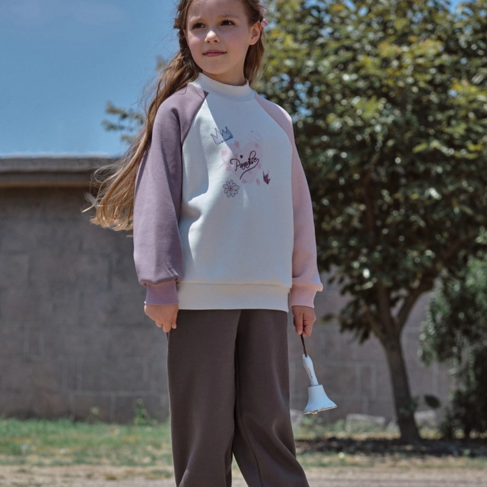 DAVE BELLA Графитовый серый Kids Брюки - изображение 2