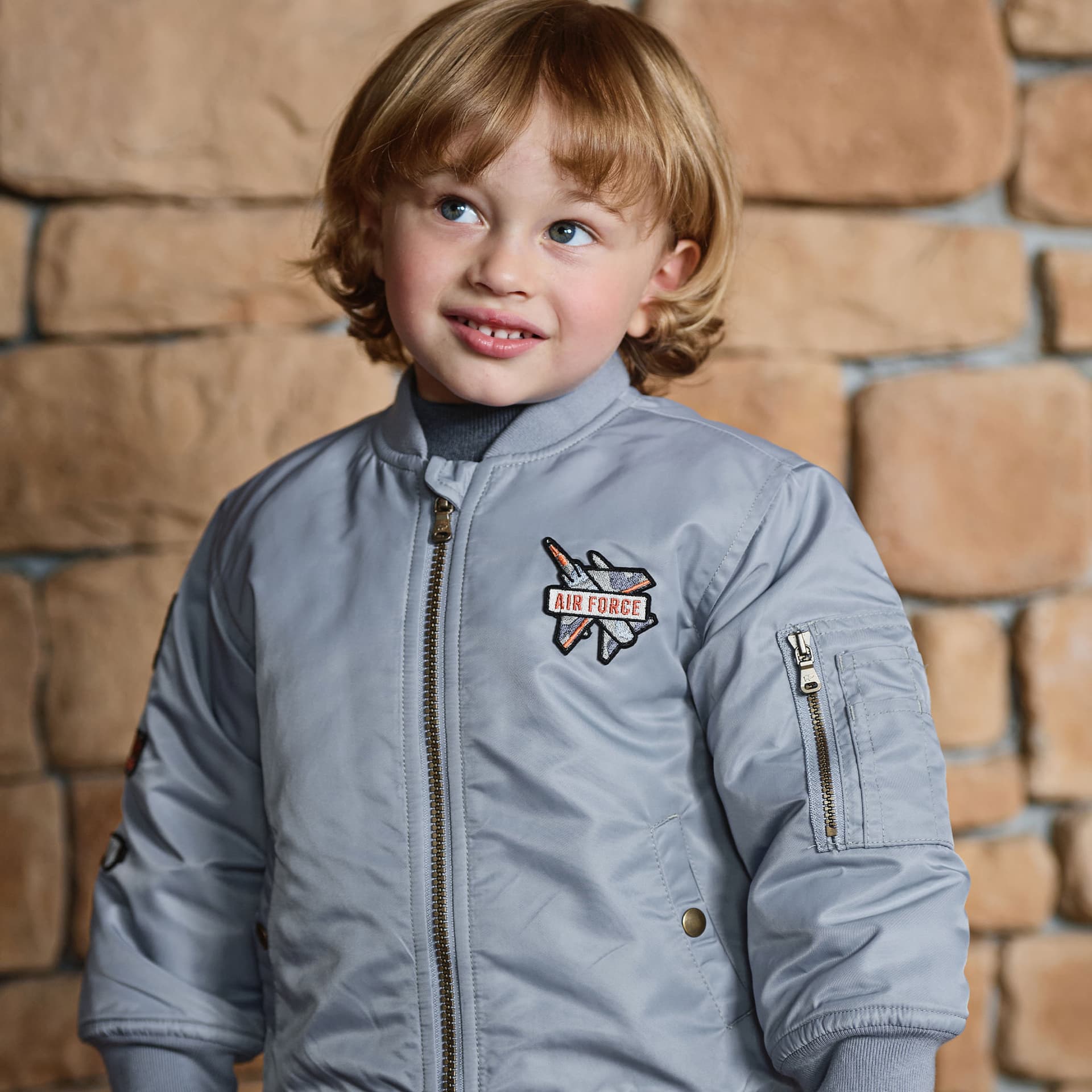 DAVE BELLA Хлопковый пуховик Винтажный синий для детей 3-7 лет - изображение 5