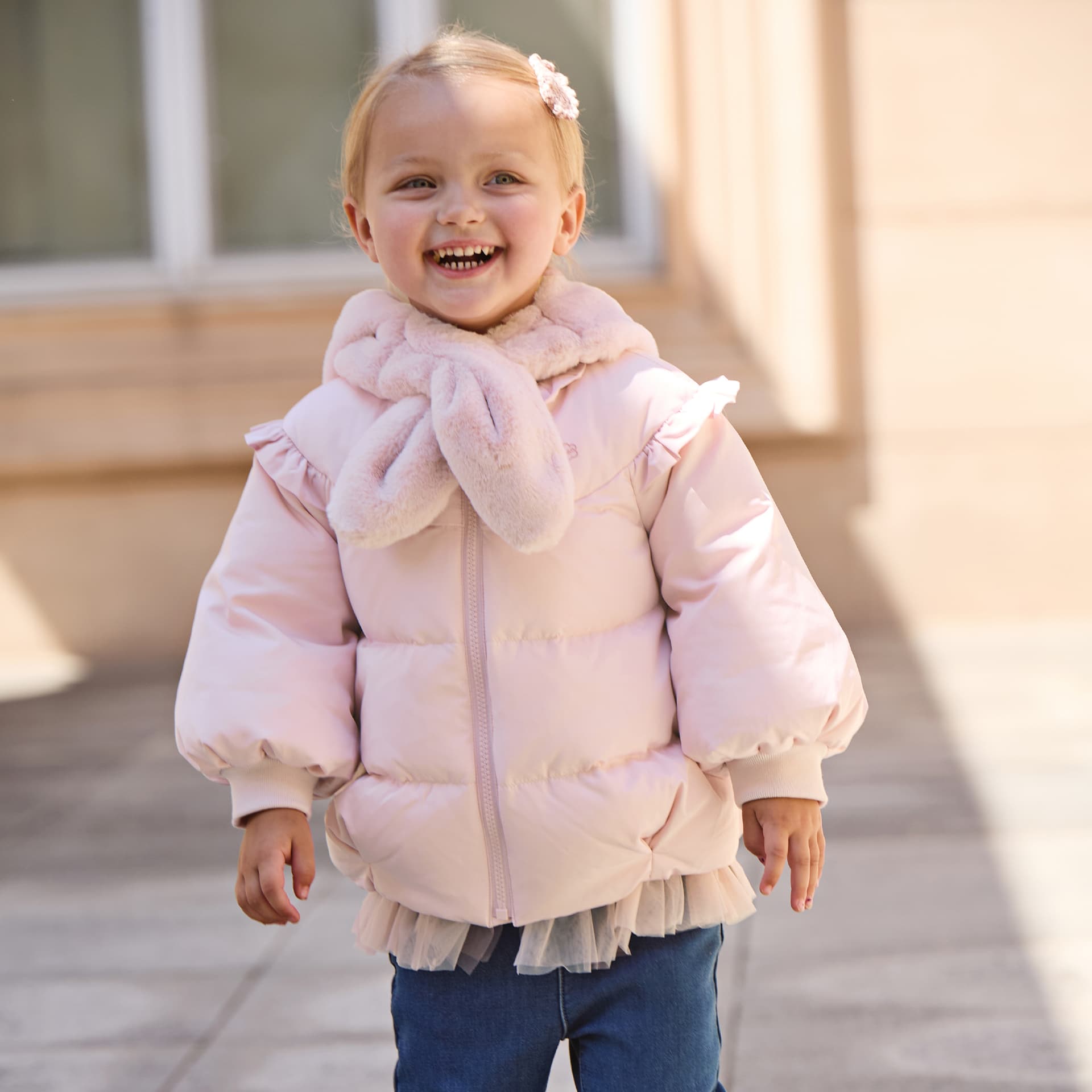 DAVE BELLA Пуховик Cloud Pink включен Hat для детей 3-7 лет - изображение 7