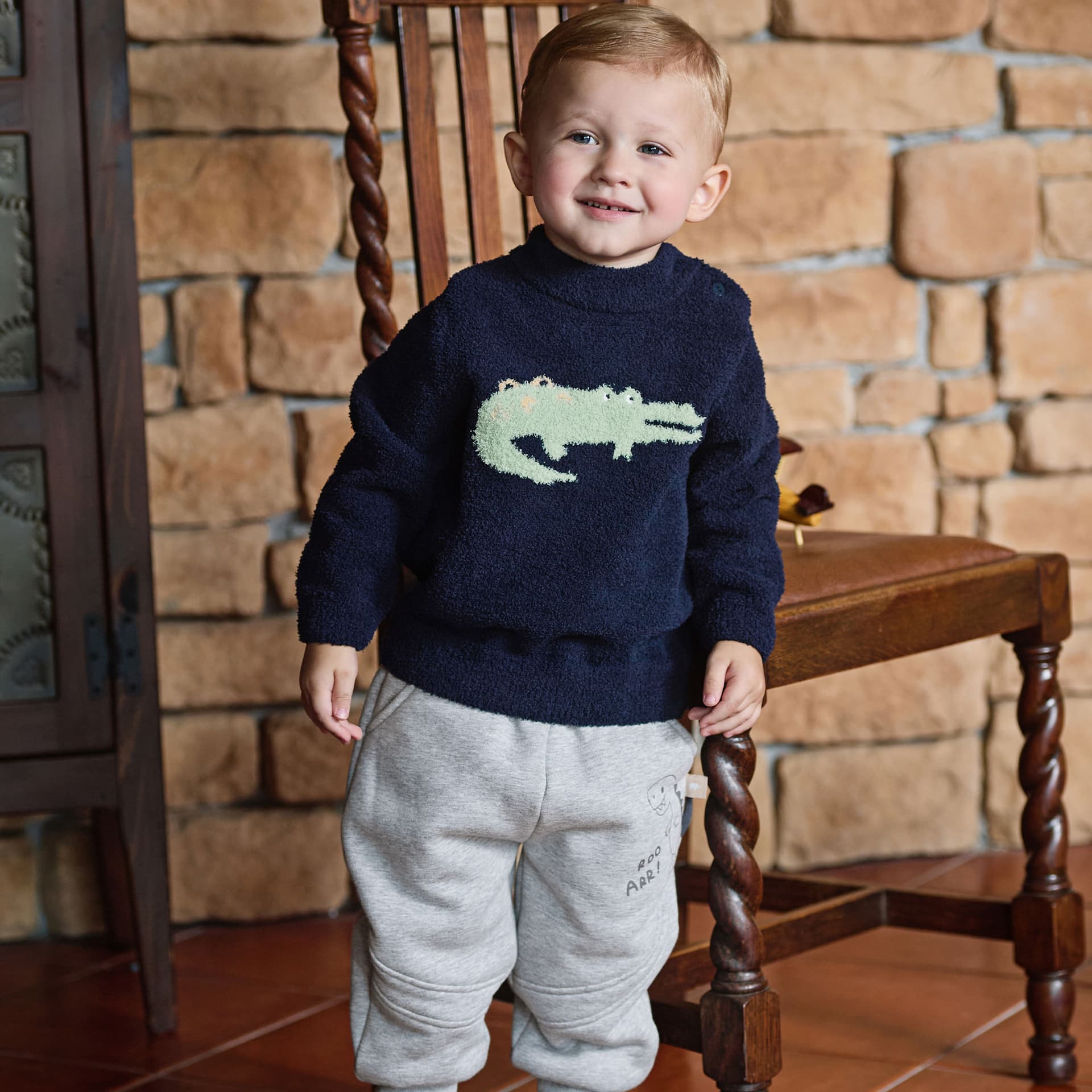 DAVE BELLA Полные брюки Средний фотиния серый Детские Возраст 3-7 лет - изображение 6