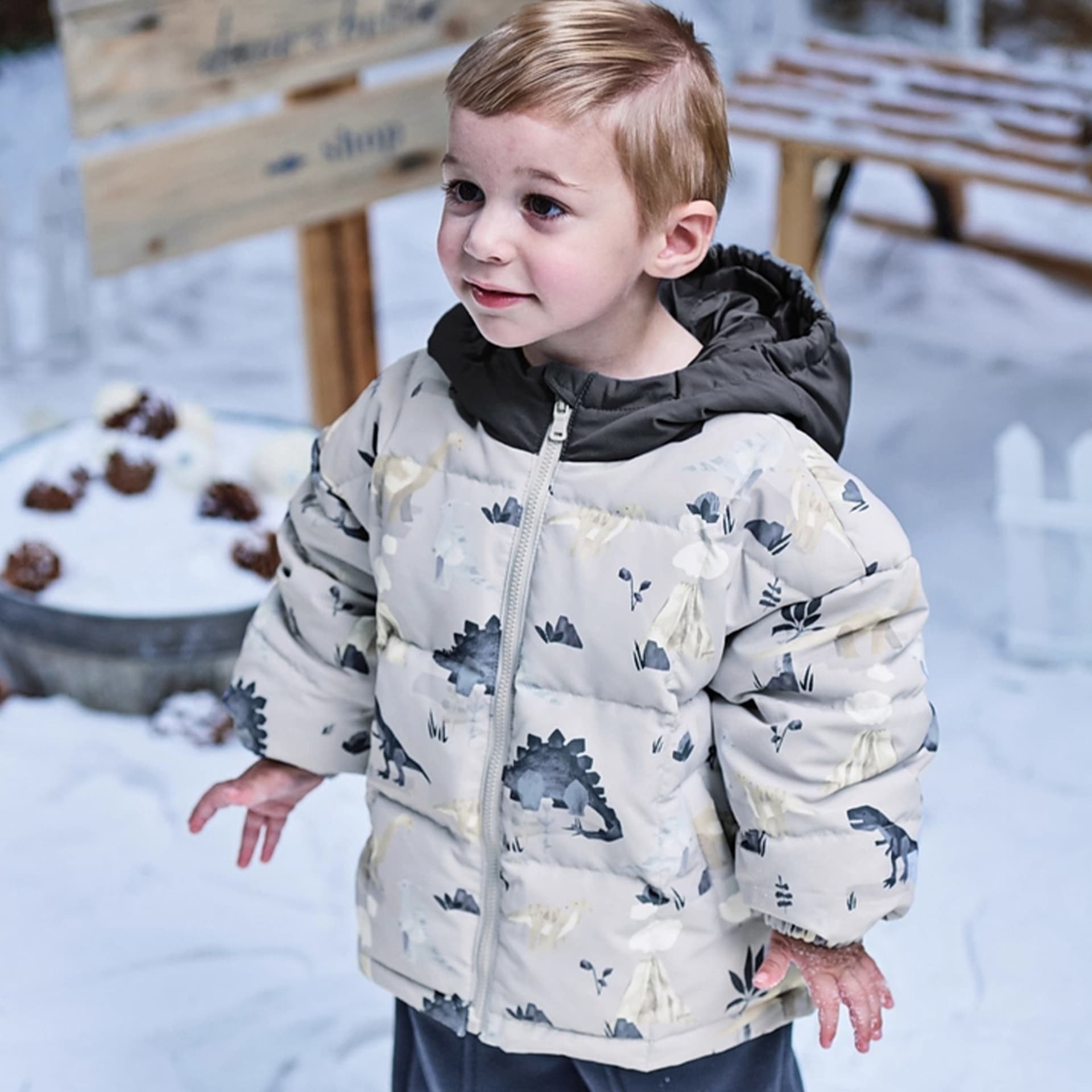 DAVE BELLA Volcanic Пепельный KIDS Пуховики - изображение 3