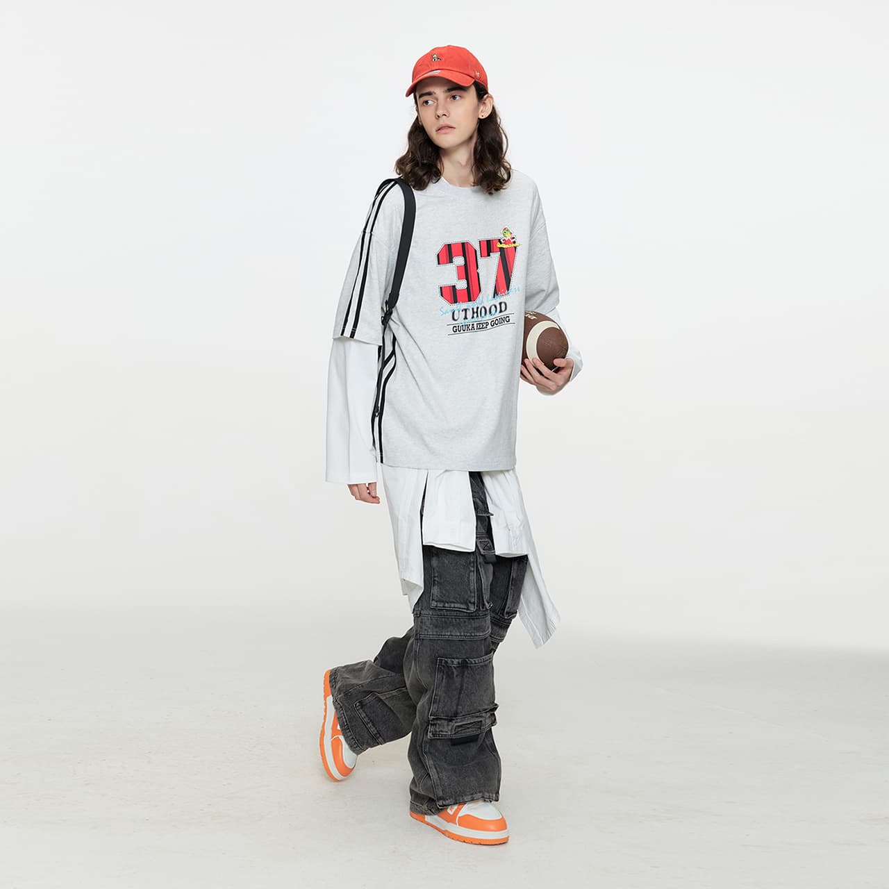 Футболка Guuka T-Shirt Унисекс Фотиния Серый - изображение 5