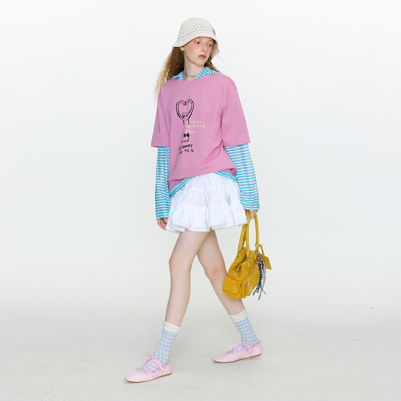 Футболка Guuka T-Shirt Унисекс Дымчатый Розовый Орхидея - изображение 7