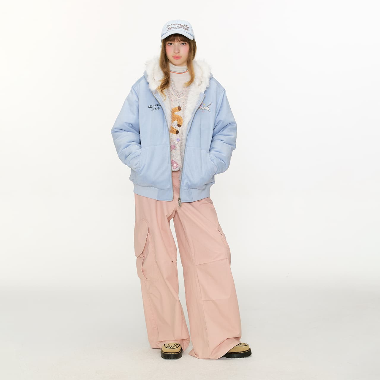 Зимняя куртка пуховик Guuka Sky Blue Унисекс Пуховики - изображение 6