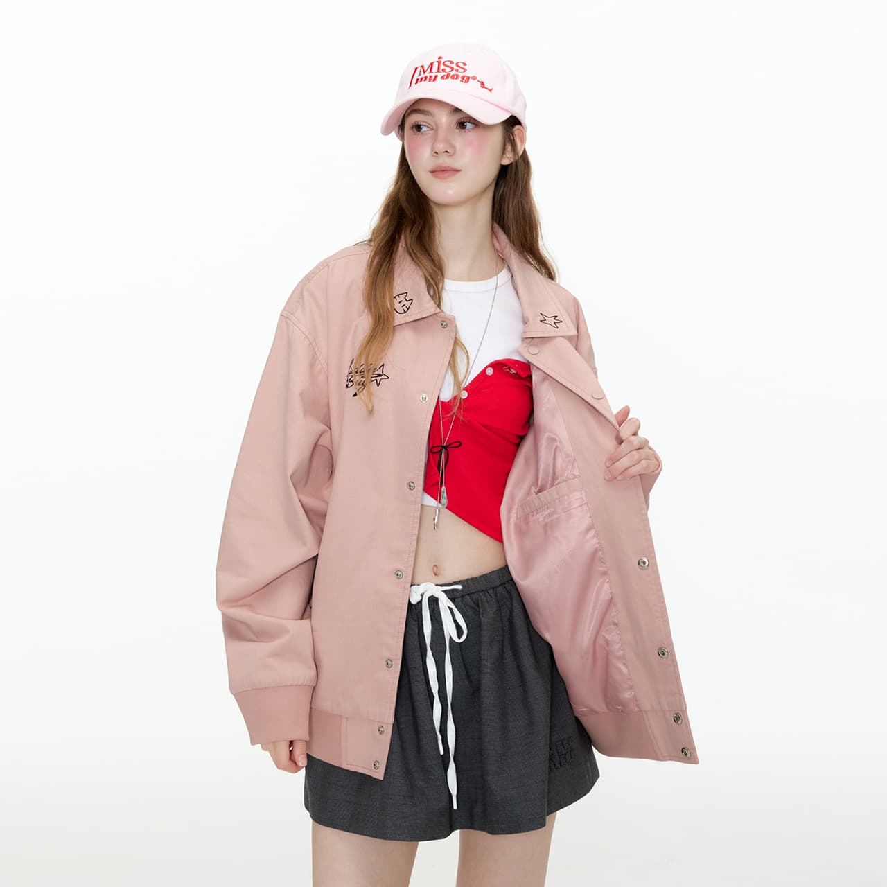 Куртка Guuka Розовый Унисекс Куртки - изображение 7