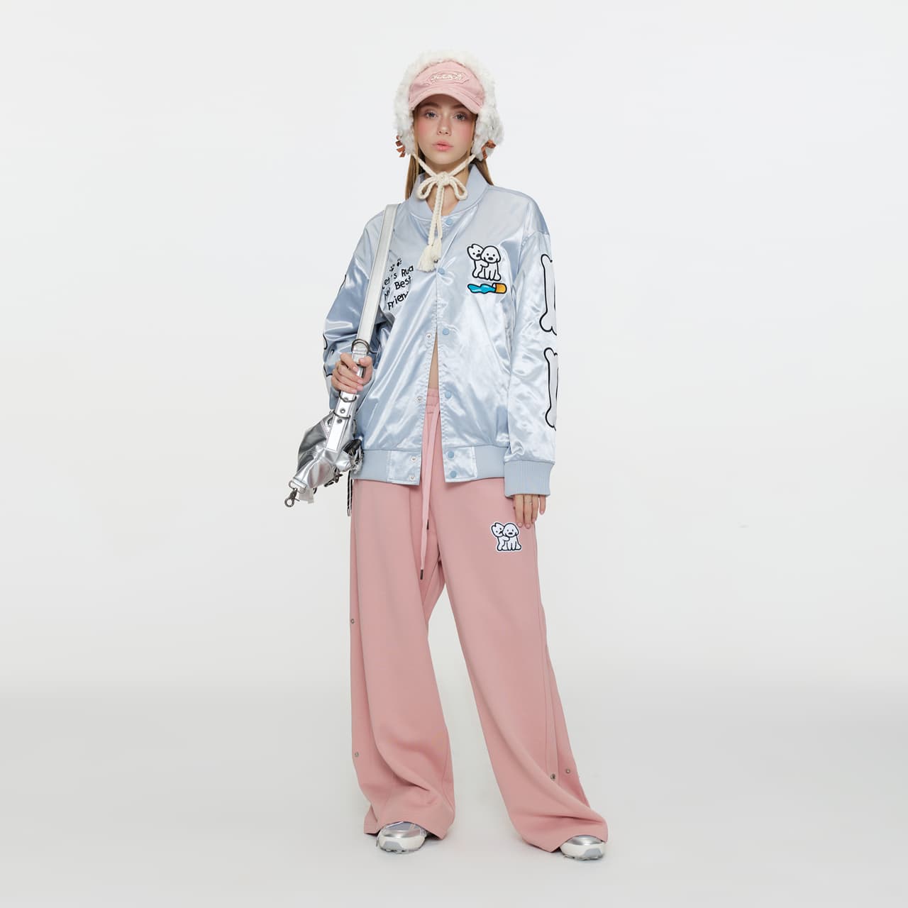 Штаны Guuka Casual Pants Unisex Dark Pink Guuka Повседневные Штаны Унисекс Темно-Розовый - изображение 5