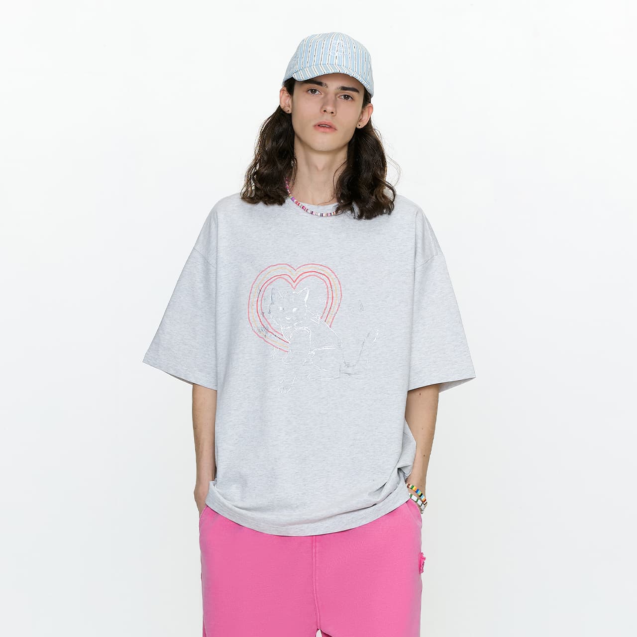 Футболка Guuka T-Shirt Унисекс Цветочный Абрикос - изображение 7