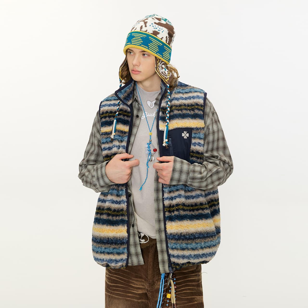 Жилет Guuka Blue Unisex Gilets - изображение 7