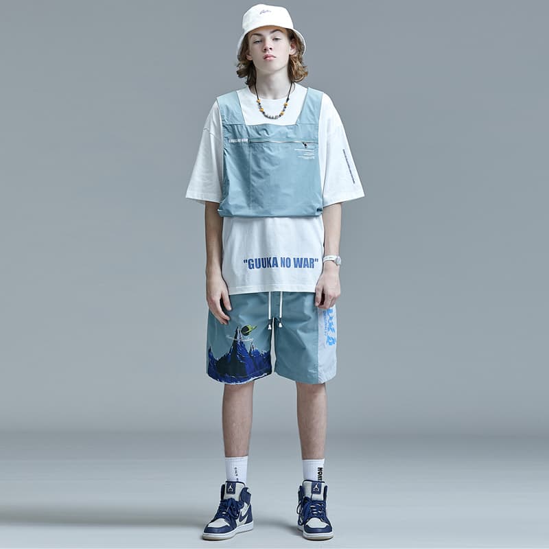 Шорты Guuka Light Green Men's Casual Shorts Guuka Светло-зеленые Мужские Повседневные Шорты - изображение 6