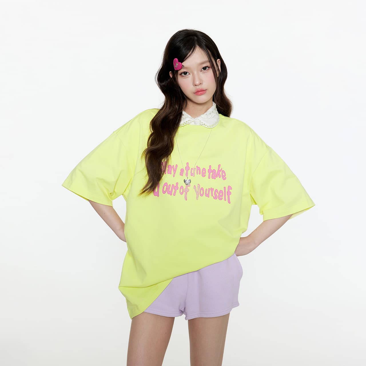 Футболка Guuka T-Shirt Унисекс Неоново-Желтый - изображение 7