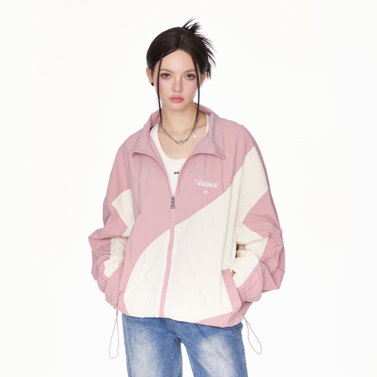 Куртка Guuka Розовые Женские Куртки - изображение 6