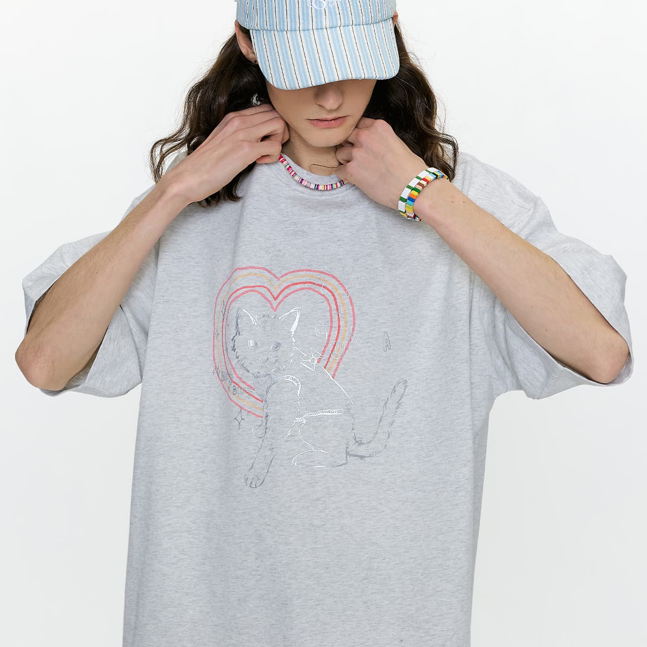 Футболка Guuka T-Shirt Унисекс Цветочный Абрикос - изображение 5